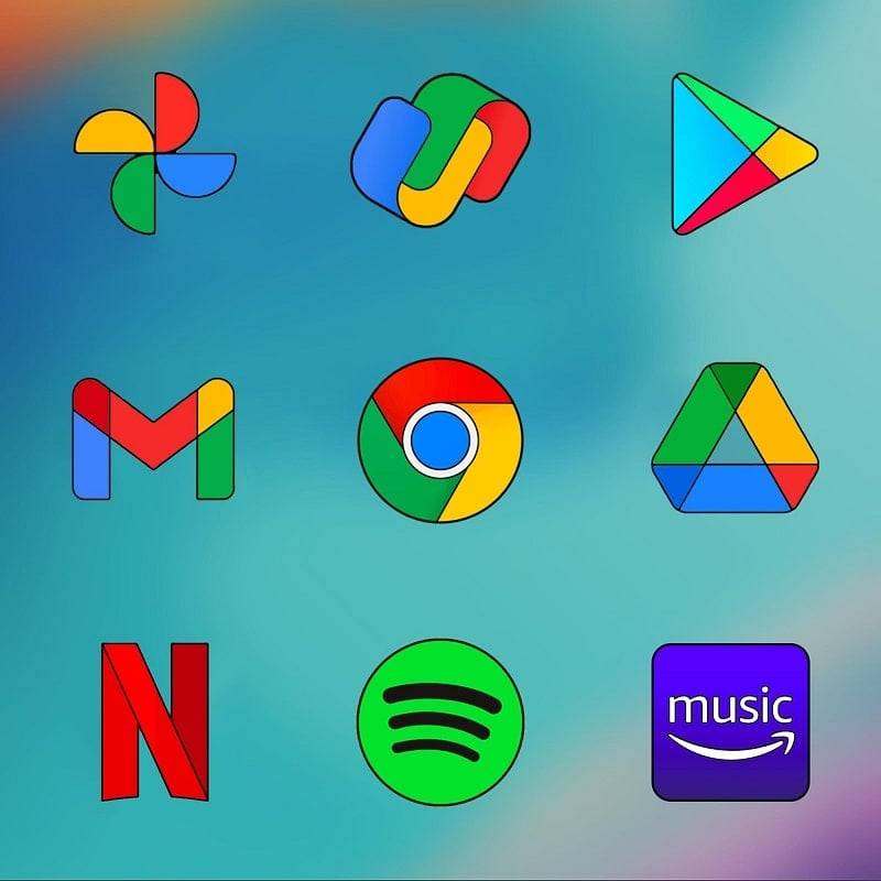 Oxigen HD – Icon Pack 스크린샷 1