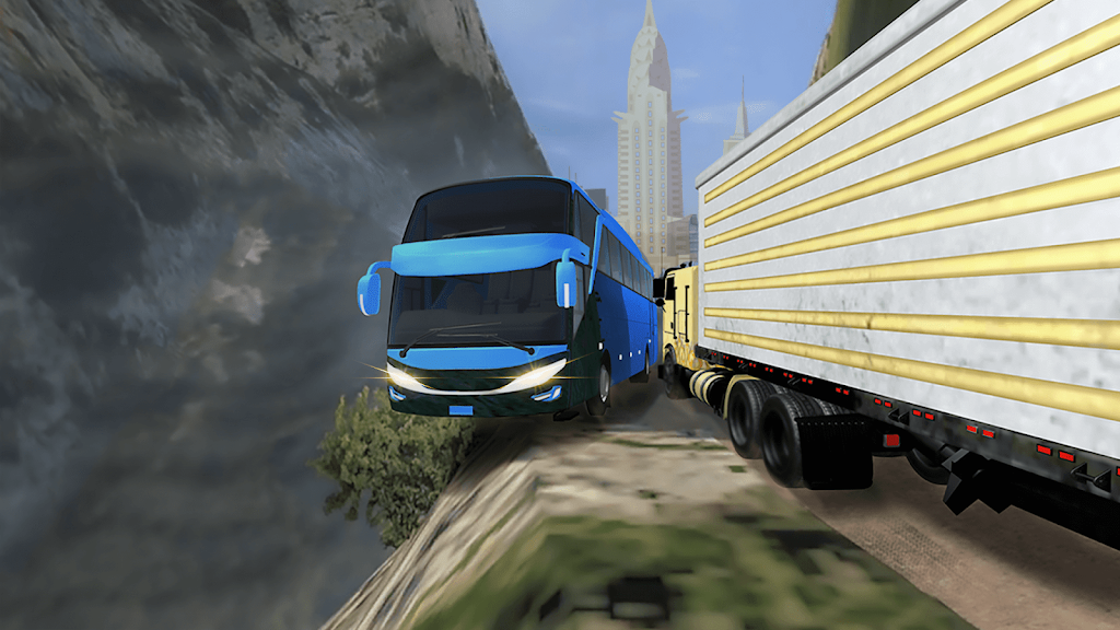 Risky Roads Bus Driver Offroad Скриншот 2