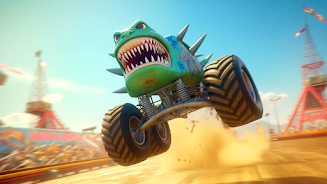 Crazy Monster Truck Stunts Tangkapan skrin 2