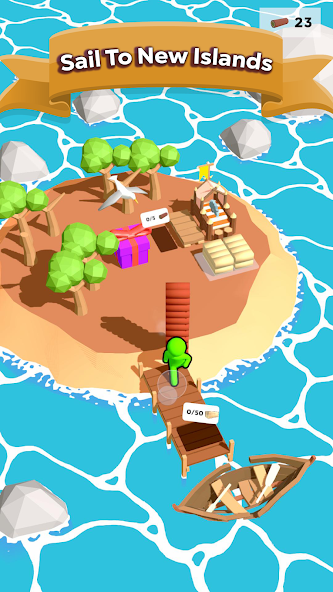 Build Island 3D Survival Mod ภาพหน้าจอ 3