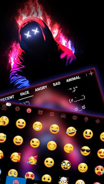 Neon Fire Maskman Themes স্ক্রিনশট 2