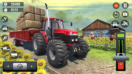 Super Tractor Farming Games Скриншот 2