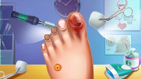 Foot Doctor ASMR Offline Games Capture d'écran 3