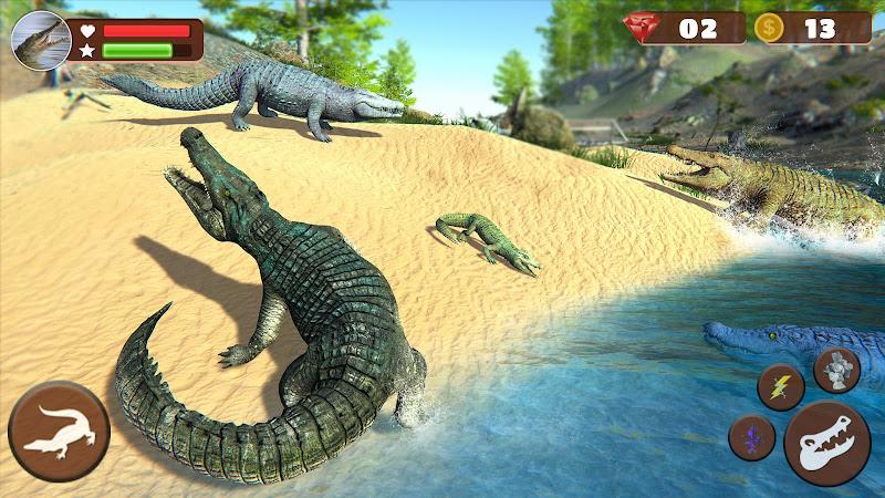 Wild Crocodile Family Sim Game Screenshot 3