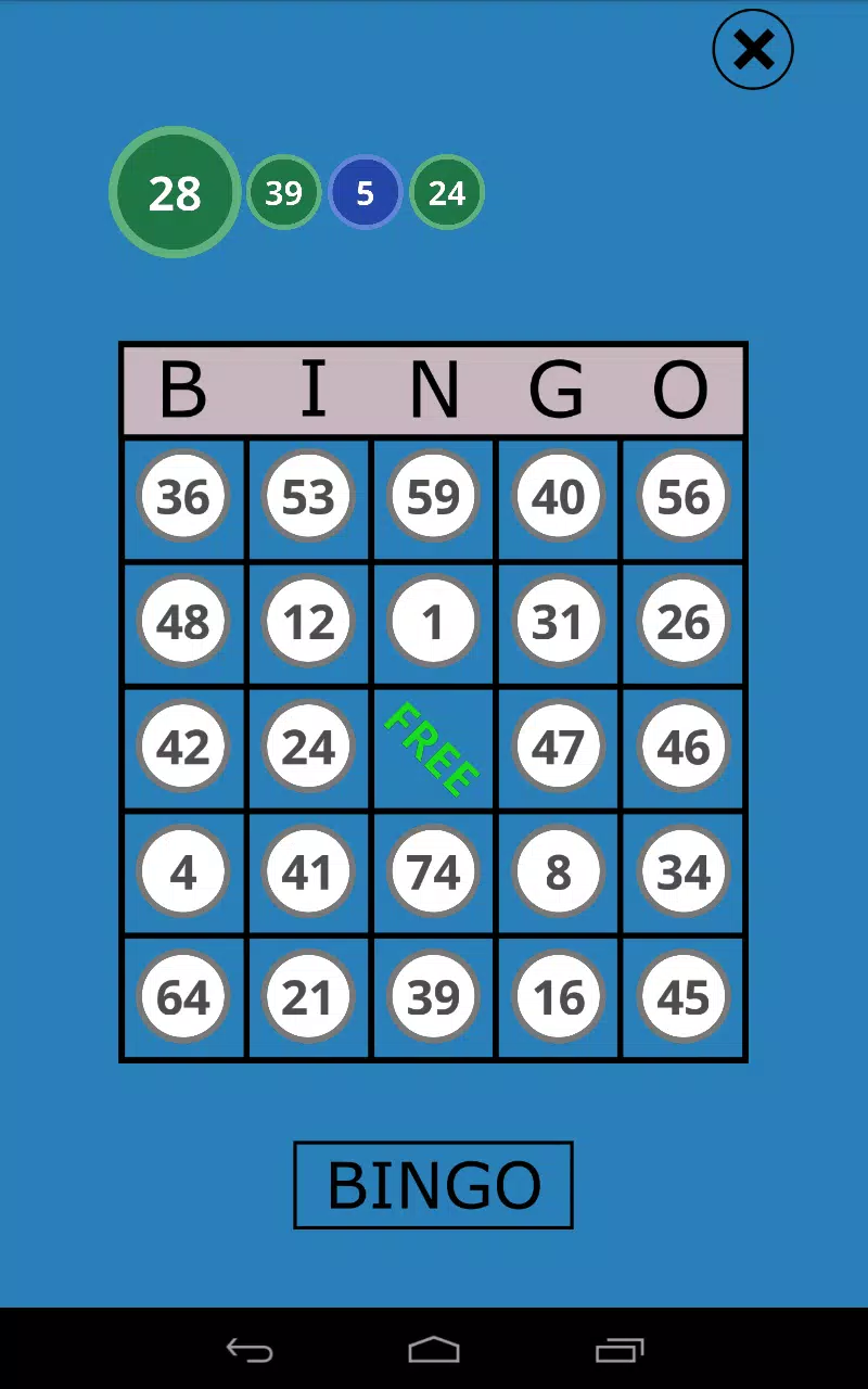 Classic Bingo Touch Ekran Görüntüsü 2