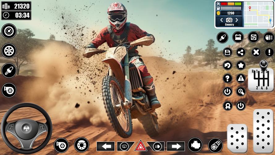 Schermata Dirt Bike Stunt - Bike Racing 0