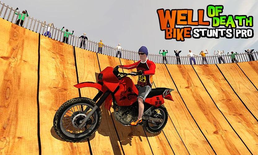 Well of Death Bike Stunts Ride Captura de tela 3