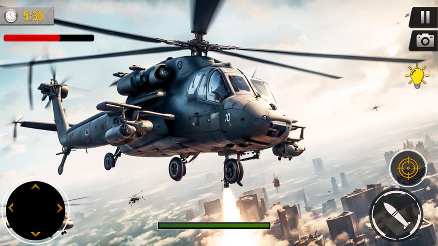 Gunship Battle Offline Game Captura de tela 3