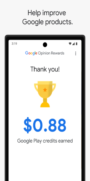 Google Opinion Rewards Schermafbeelding 2