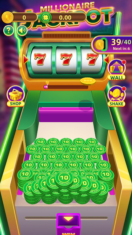 Jackpot Lucky Pusher 螢幕截圖 0