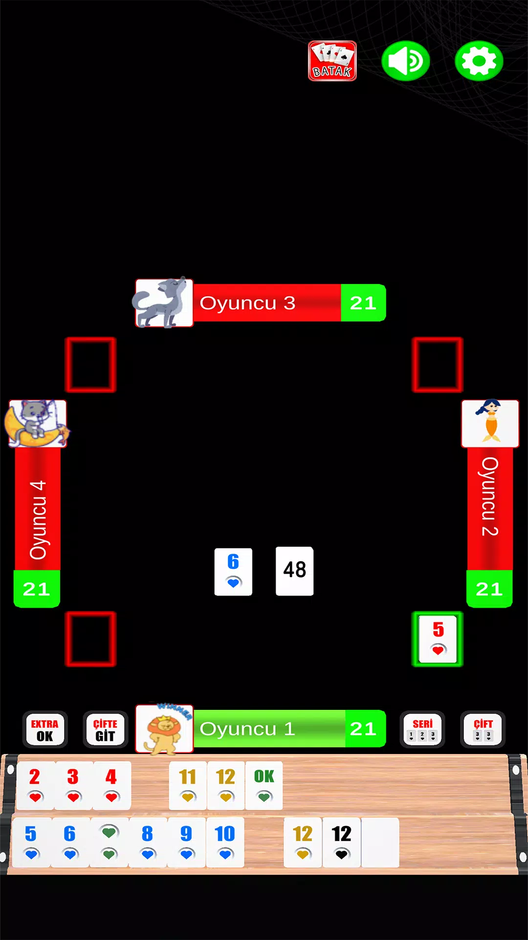 Okey - internetsiz Dikey ekran スクリーンショット 3