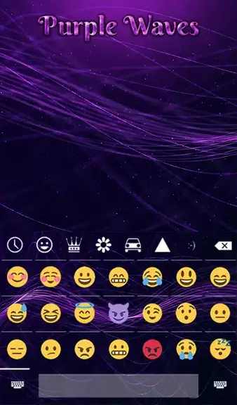 Purple Waves Wallpaper স্ক্রিনশট 3