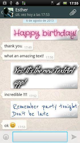 TextArt: Cool Text creator Captura de pantalla 1