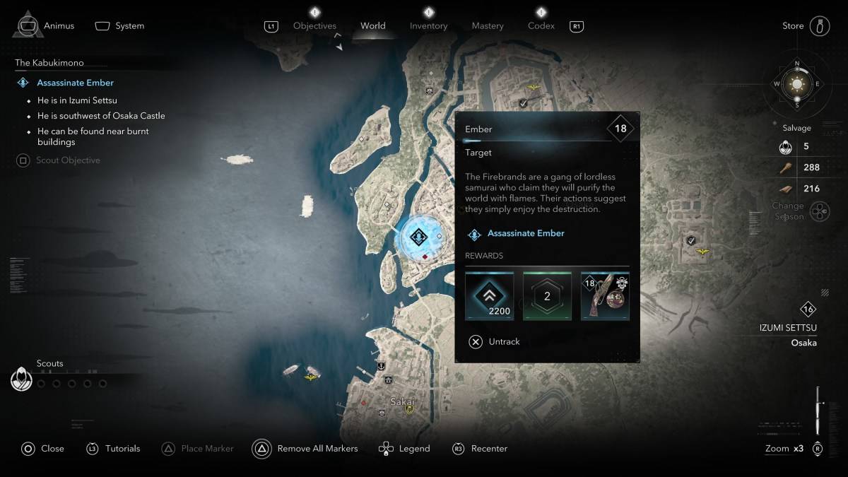 How and Where to Find All Kabukimono Members in Assassin's Creed Shadows Ember