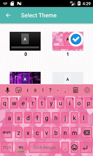 Quick Bengali Keyboard Emoji & Captura de pantalla 3
