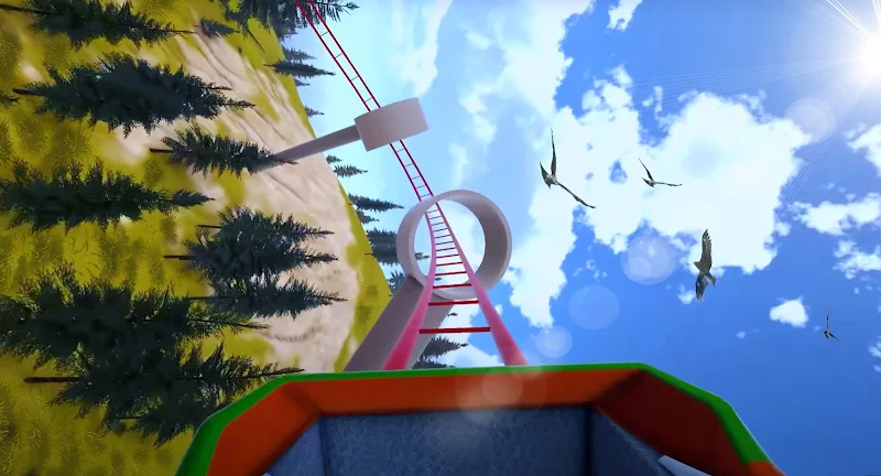 VR Roller Coaster 360 Captura de tela 1