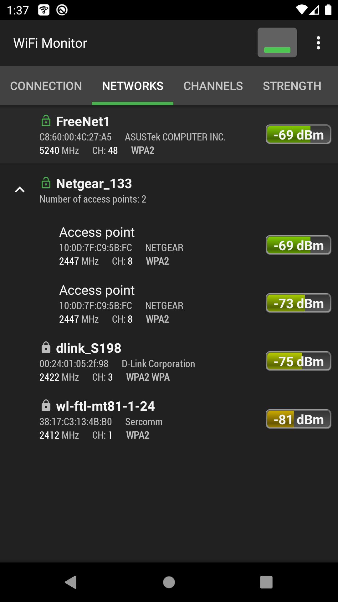 WiFi Monitor: network analyzer 螢幕截圖 2