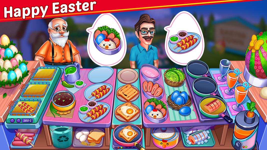 Christmas Food Shop - Cooking Restaurant Chef Game ဖန်သားပြင်ဓာတ်ပုံ 1