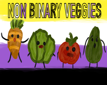 Non Binary Vegetables (The Veggie Dating Sim) Captura de pantalla 0