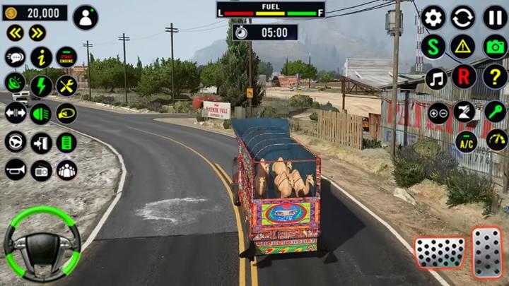 Animal Transport Truck Sim 3D स्क्रीनशॉट 3