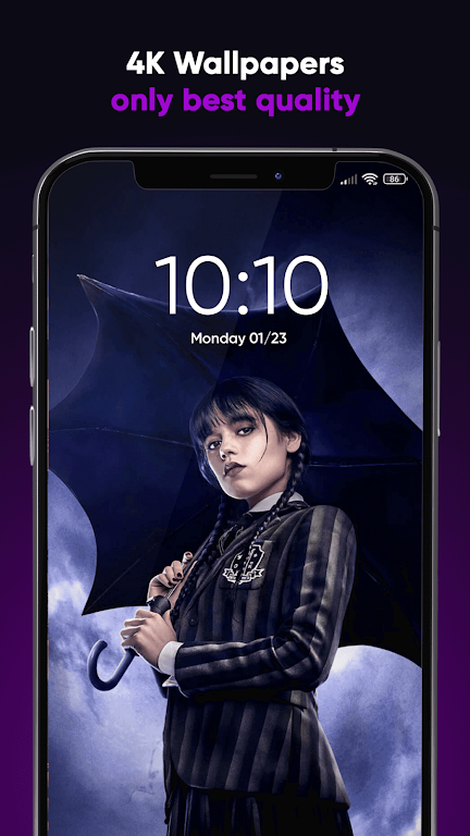 Wednesday Addams Wallpapers HD Ảnh chụp màn hình 1