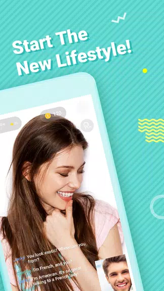 Meet – Talk to Strangers Using Random Video Chat 螢幕截圖 1