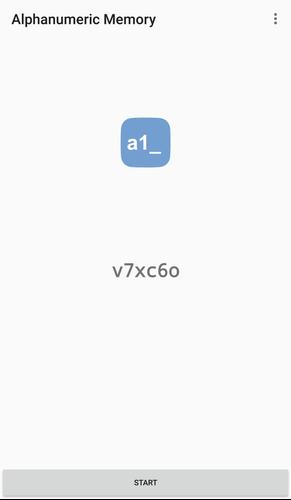 Alphanumeric Memory 螢幕截圖 0