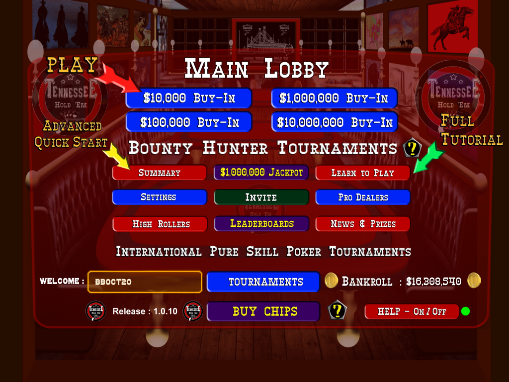 TENNESSEE HOLD ’EM - Skill Poker Tournaments Zrzut ekranu 3