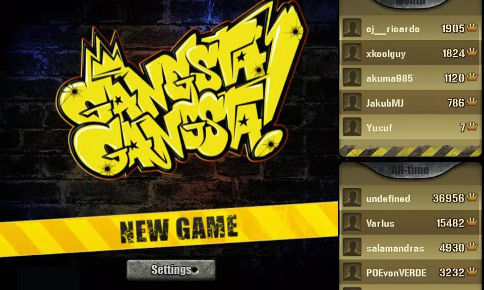 Gangsta Gangsta! Tangkapan skrin 0