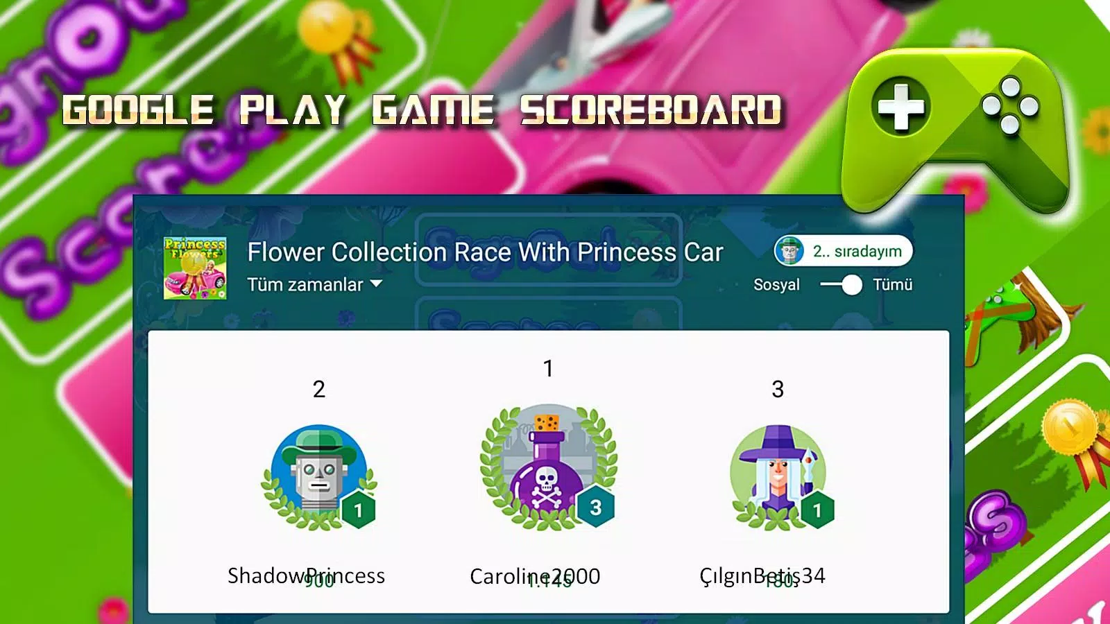 (New) Collect The Most Flowers With Prencess Скриншот 3