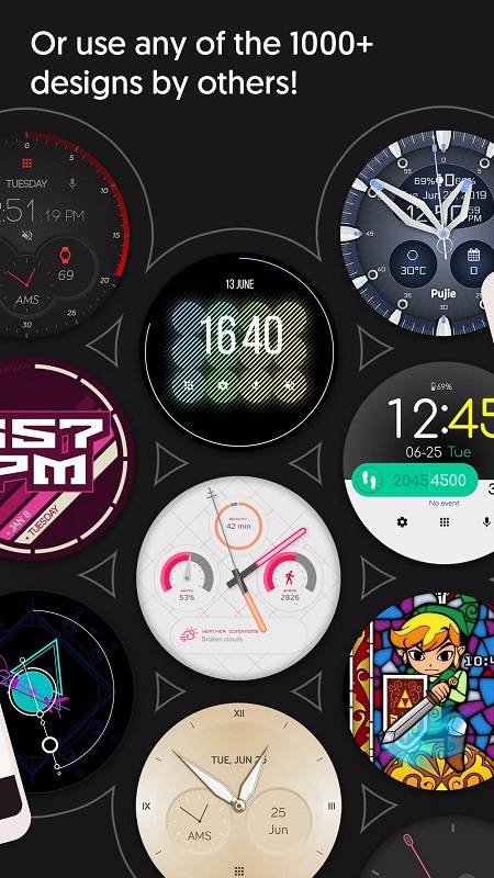 Watch Faces - Pujie - Premium 螢幕截圖 1