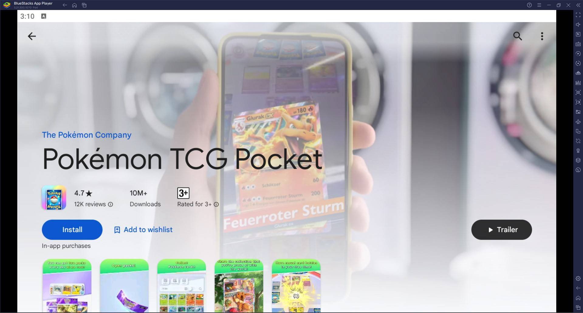 Play Pokémon TCG Pocket on PC with BlueStacks!