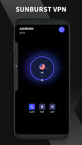 sunburstVPN स्क्रीनशॉट 1