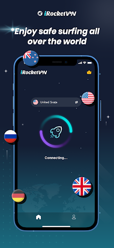 iRocketVPN - Secure VPN Proxy スクリーンショット 1