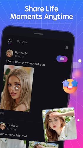 LanChat: Live Video Chat&Calls Tangkapan skrin 3