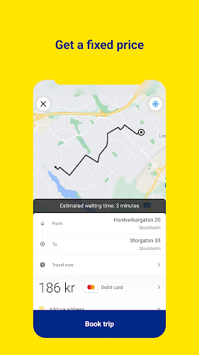 Sverigetaxi Скриншот 1