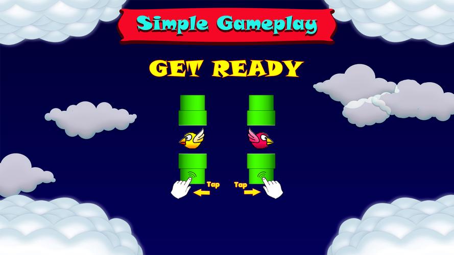 Fun Birds Game - Two players 螢幕截圖 3