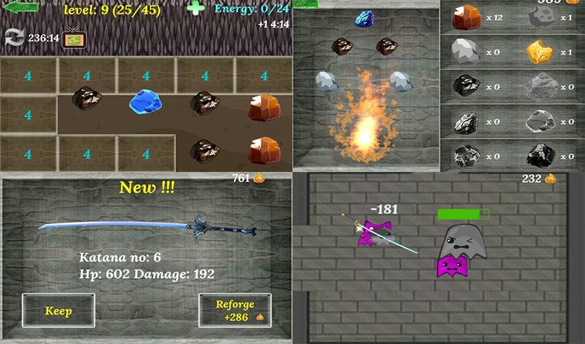Cursed katana dungeon 스크린샷 2