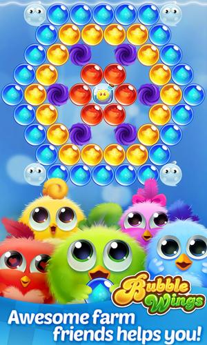 Bubble Wings: bubble shooter Captura de tela 3
