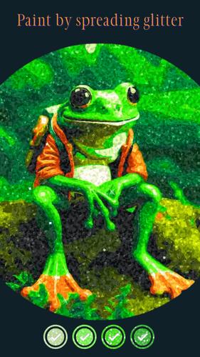 Glitty: glitter coloring books スクリーンショット 1