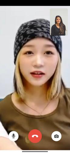 Kep1er Call - Fake Video Call Captura de pantalla 0