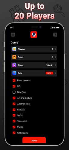 Spy - Board Party Game Captura de tela 2