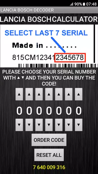 Schermata Bosch Lancia Radio Code Decode 1