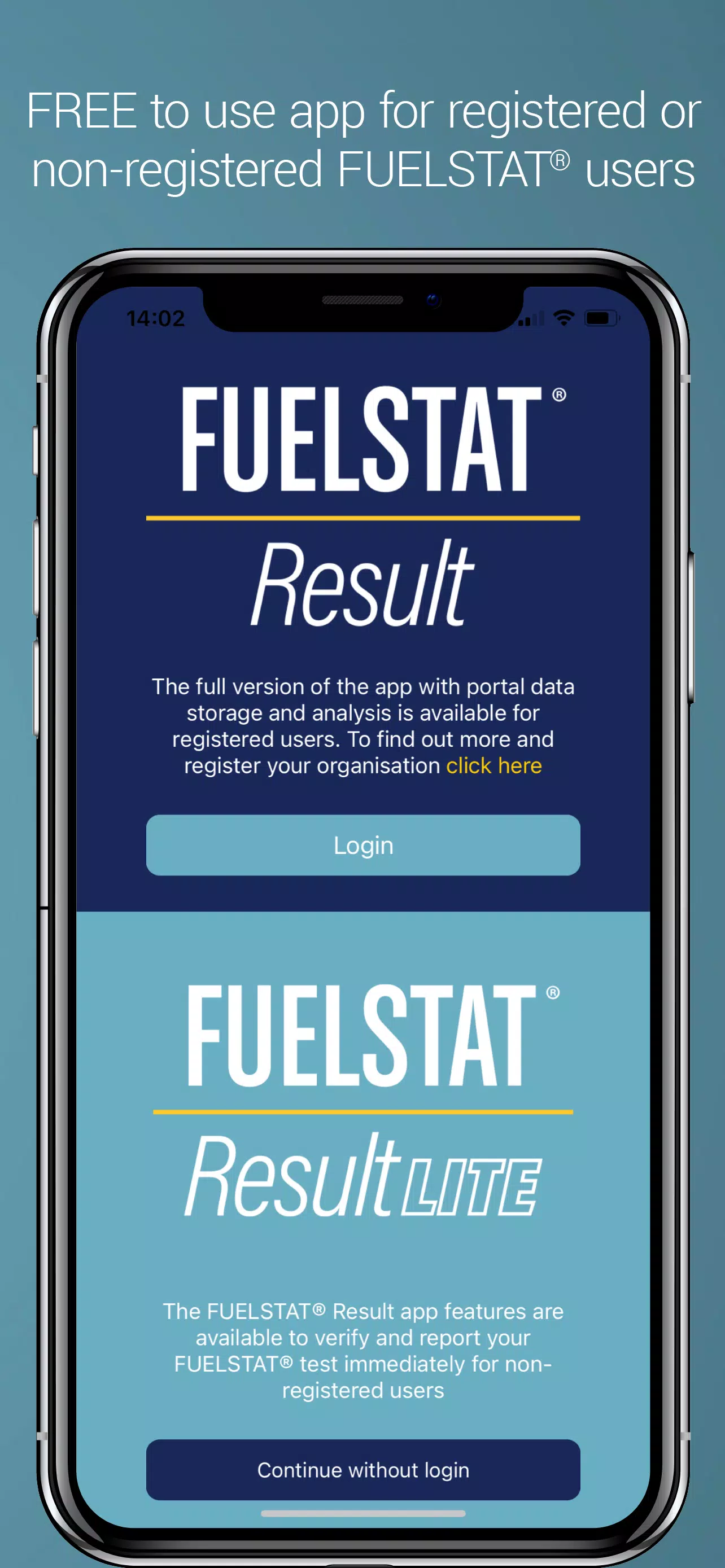 FUELSTAT Result Schermafbeelding 0