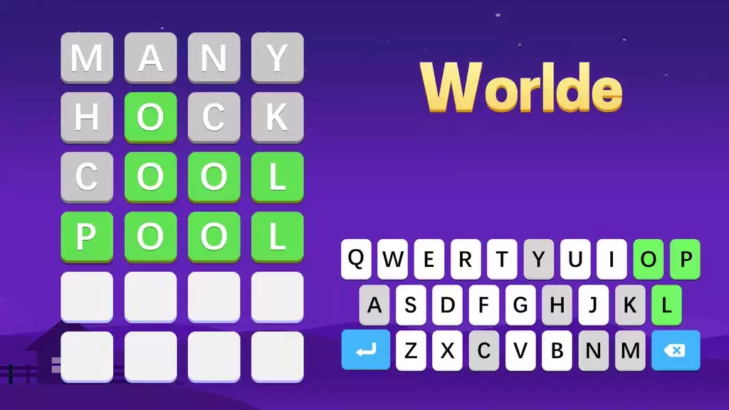 Schermata Worlde: Cowordle Word Games 2