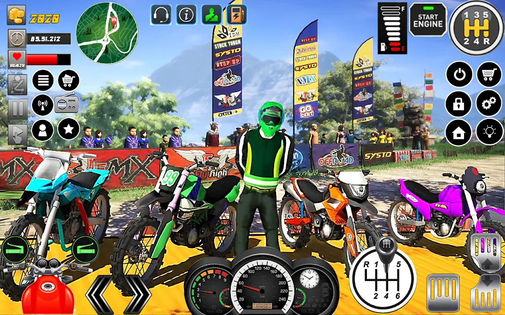 Bike Stunt Dirt Bike Games 스크린샷 0