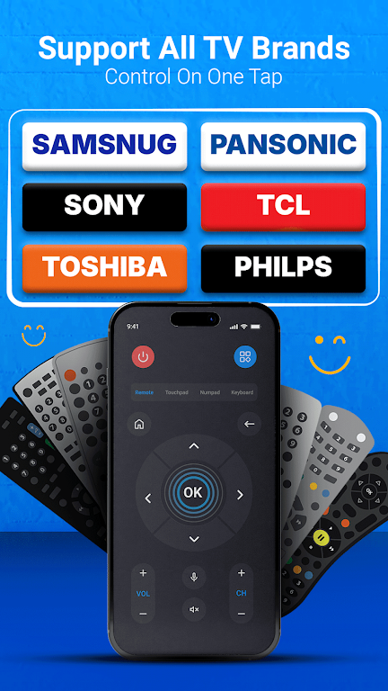 TV Remote Universal-for All TV スクリーンショット 1