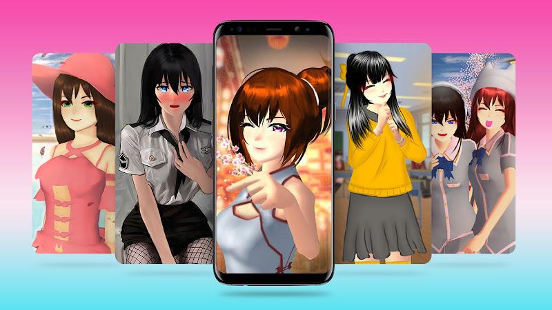 Sakura School Wallpaper & Live Ảnh chụp màn hình 1