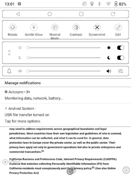 Gentle Glow: Onyx BOOX Screenshot 3