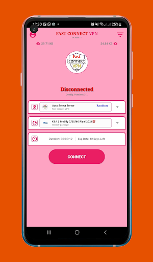 Fast Connect VPN स्क्रीनशॉट 1